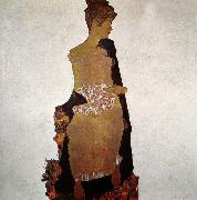 Egon Schiele Portrait of Gerta Schiele oil painting artist